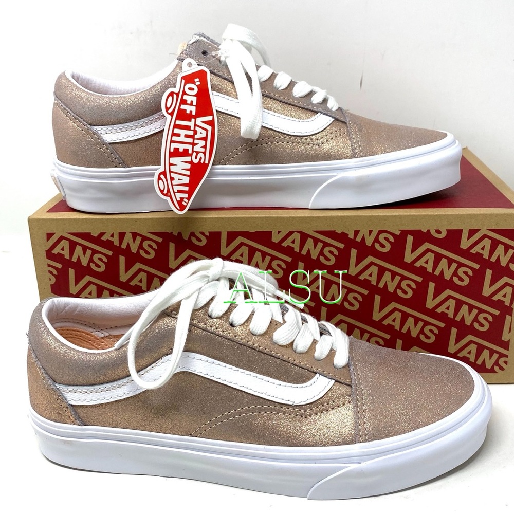 VANS Old Skool Canvas Rose Gold Men’s Sneakers - Picture 2 of 8